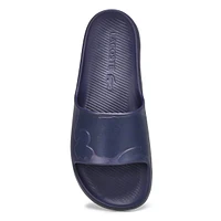 Claquette CROCO 2.0, noir/noir, hommes
