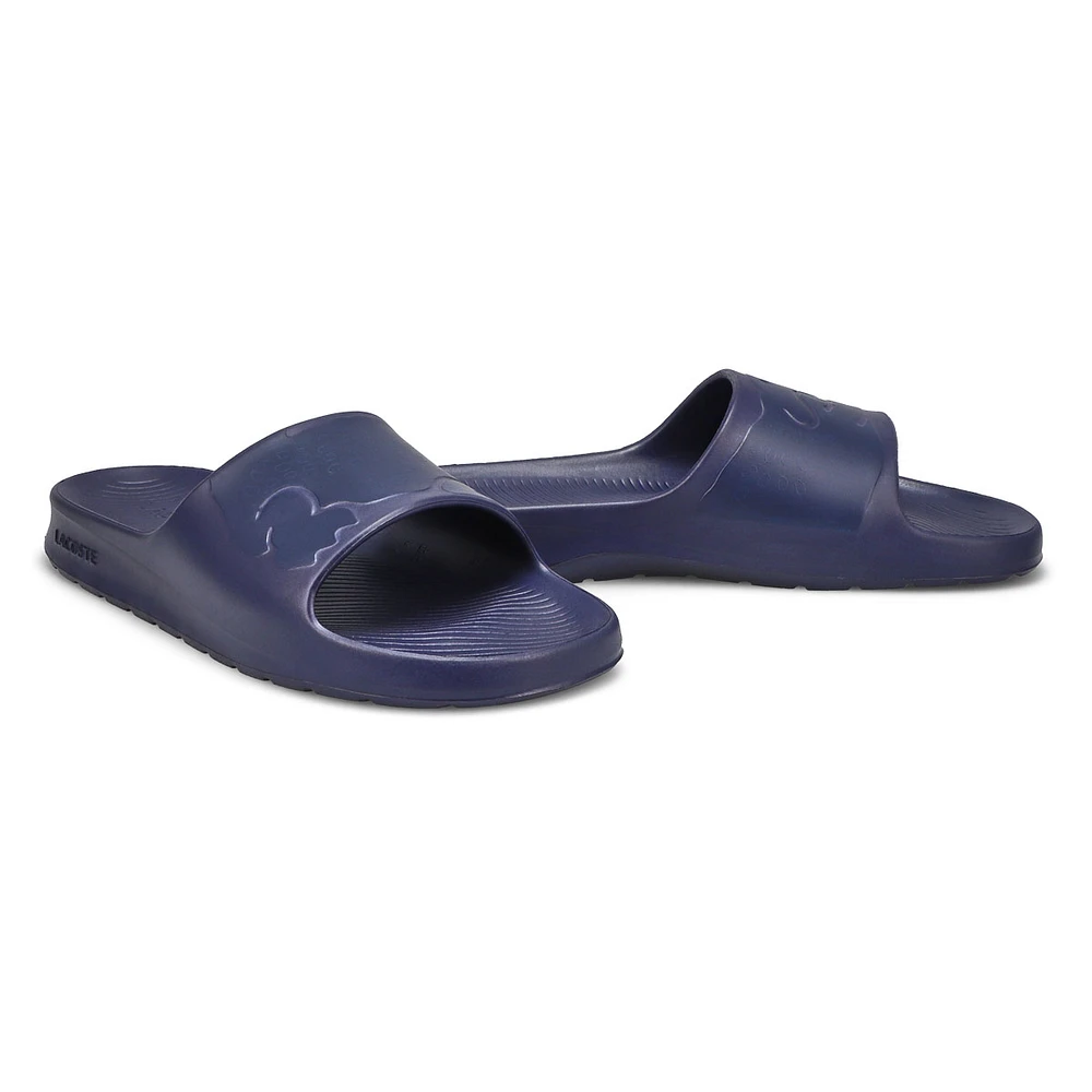 Claquette CROCO 2.0, noir/noir, hommes