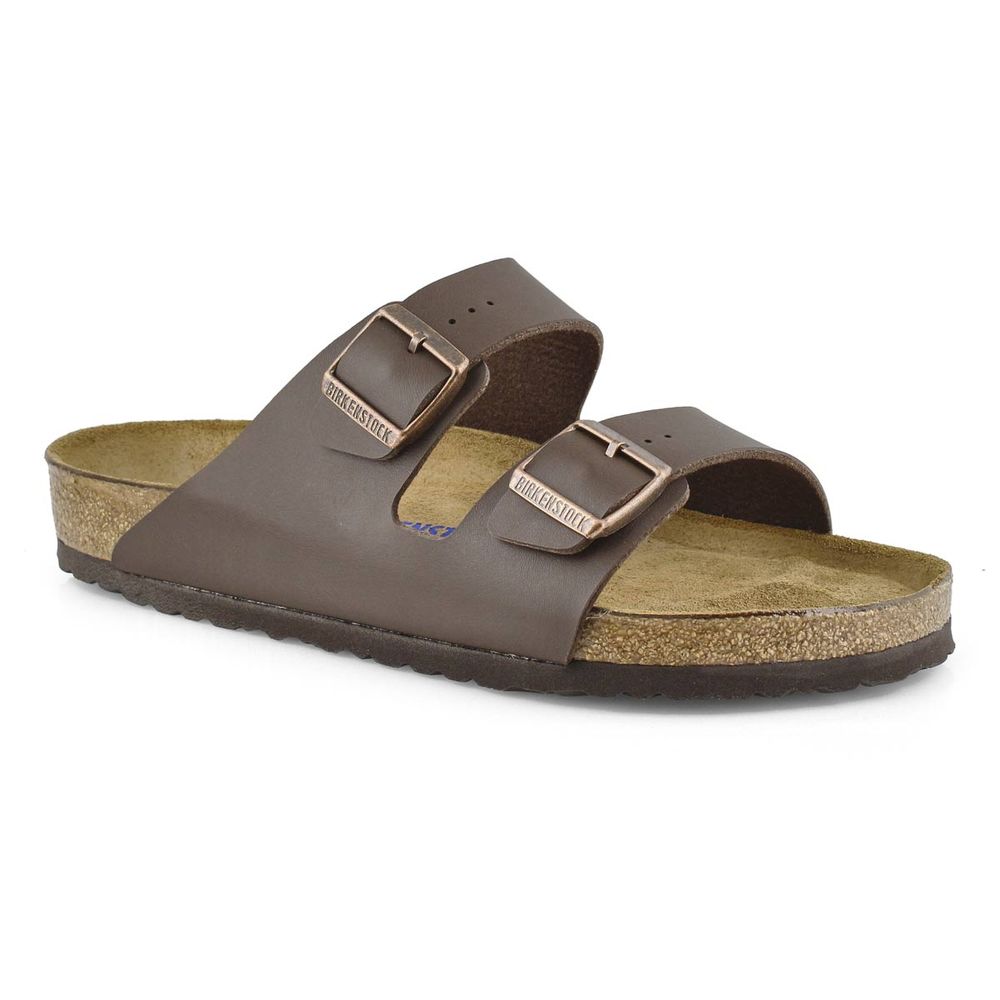 Mens' Arizona Birko-Flo 2 Strap Sandal - Brown