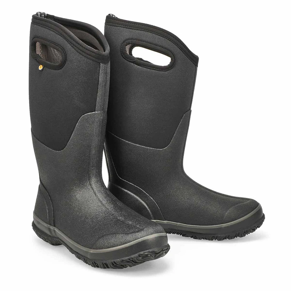 Botte imperméable CLASSIC TALL, noir, femme -LARGE