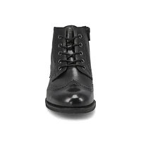 Women's Simona 08 Lace Up Ankle Boot - Black