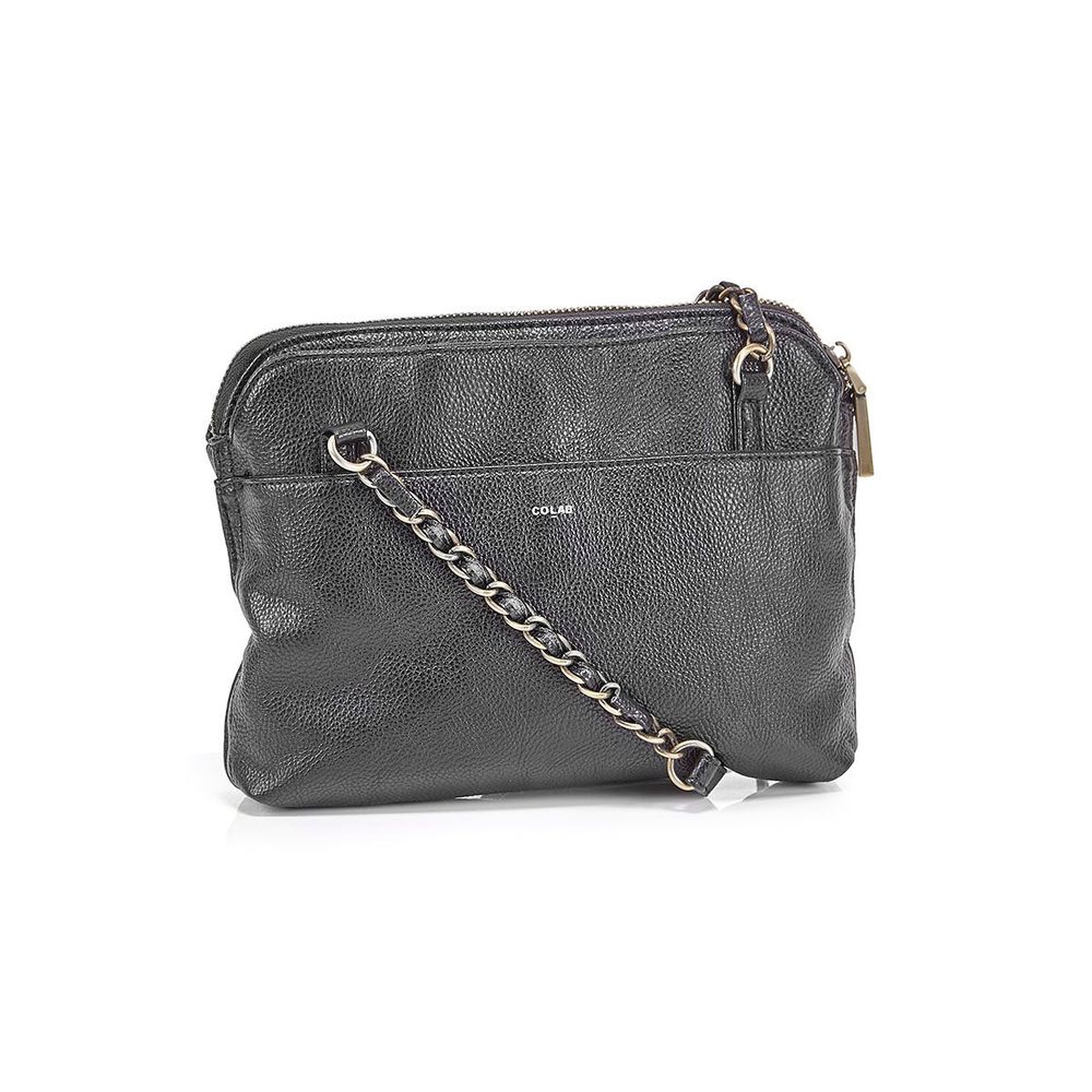 Women's 6526 Basic Crossbody Bag -Black