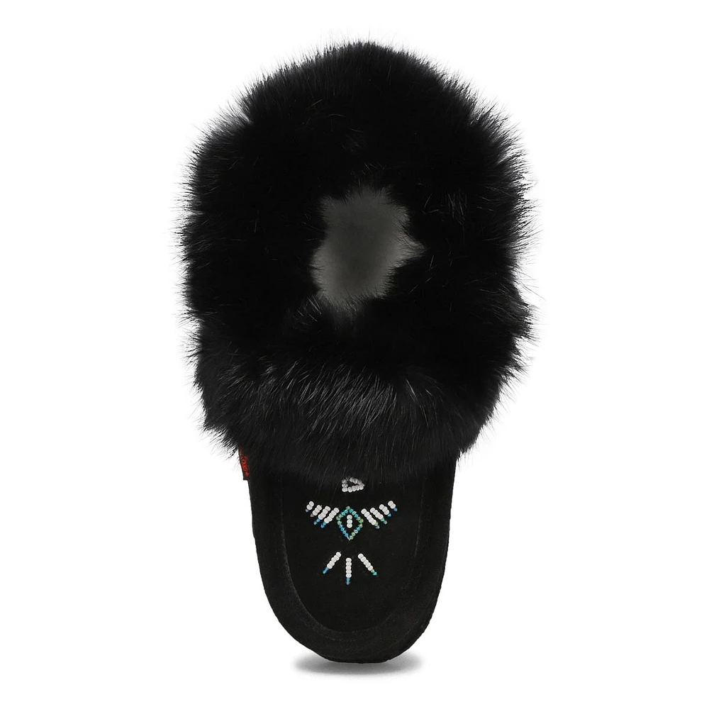 Women's 660 Rabbit Fur SoftMocs - Grey