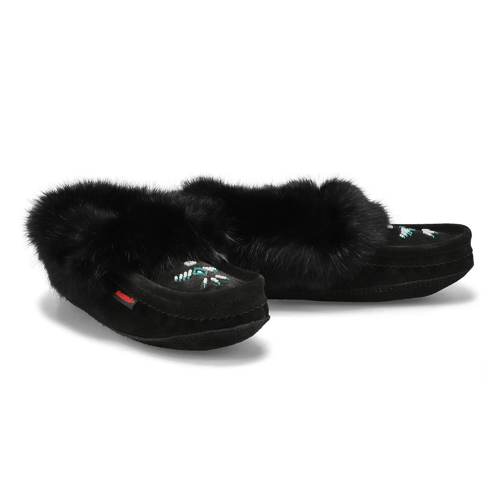 Women's 660 Rabbit Fur SoftMocs - Grey