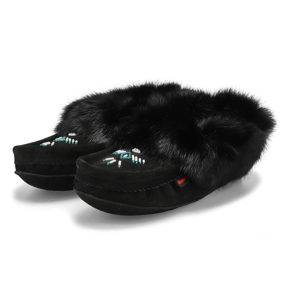 Women's 660 Rabbit Fur SoftMocs - Grey