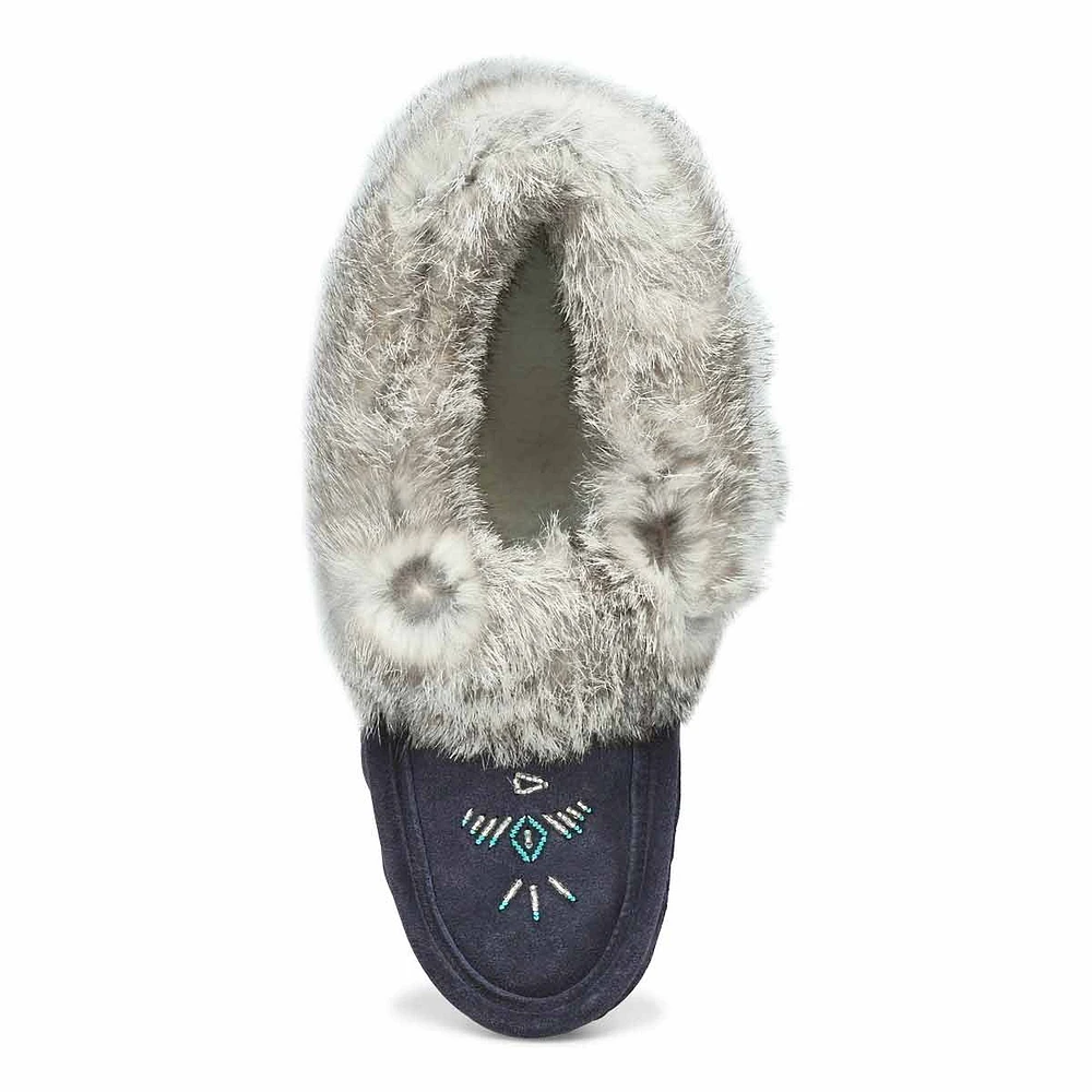 SoftMocs en fourrure de lapin 660, gris, femmes