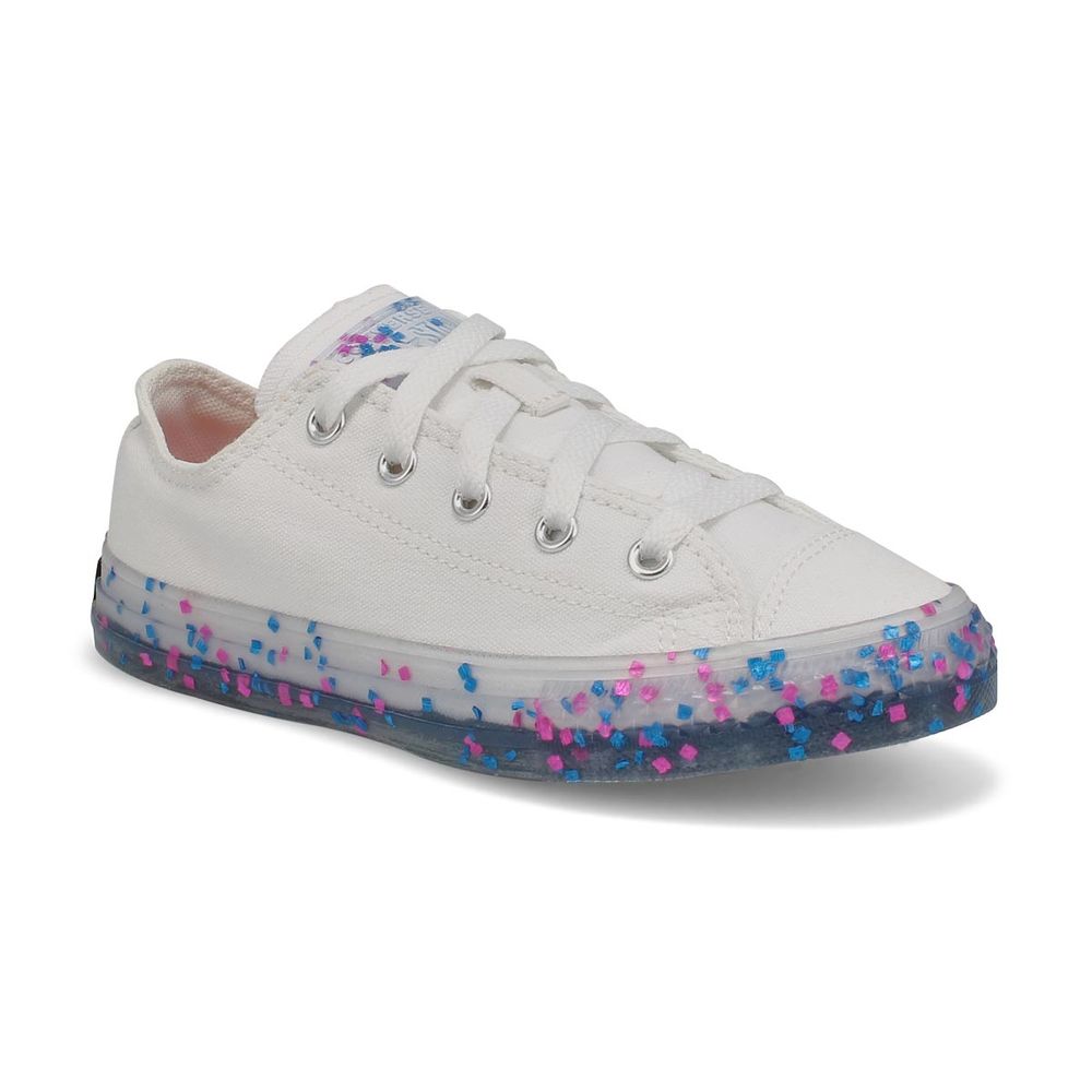 Girls' Chuck Taylor All Star Confetti Sneaker - Wh