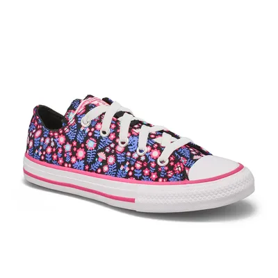 Girls' Chuck Taylor All Star Floral Sneaker - Blac