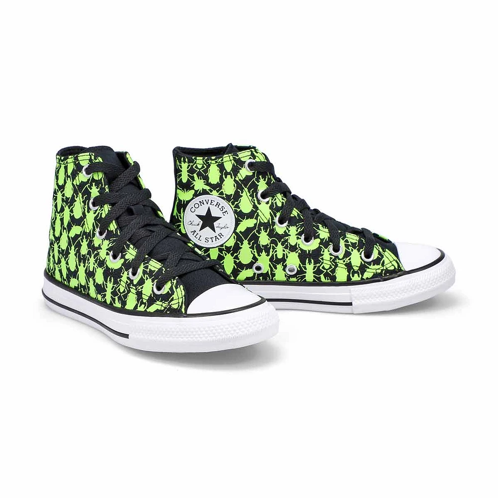 Boys' Chuck Taylor All Star Glow Bug  Hi Top Sneak