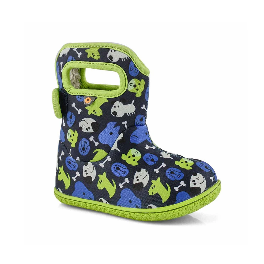 Infant's Baby Bogs Puppies Waterproof Boot - Blue