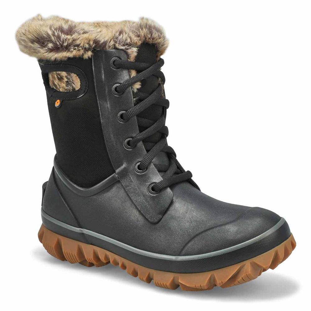 Women's Arcata Tonal Camo Waterproof Boot - Black