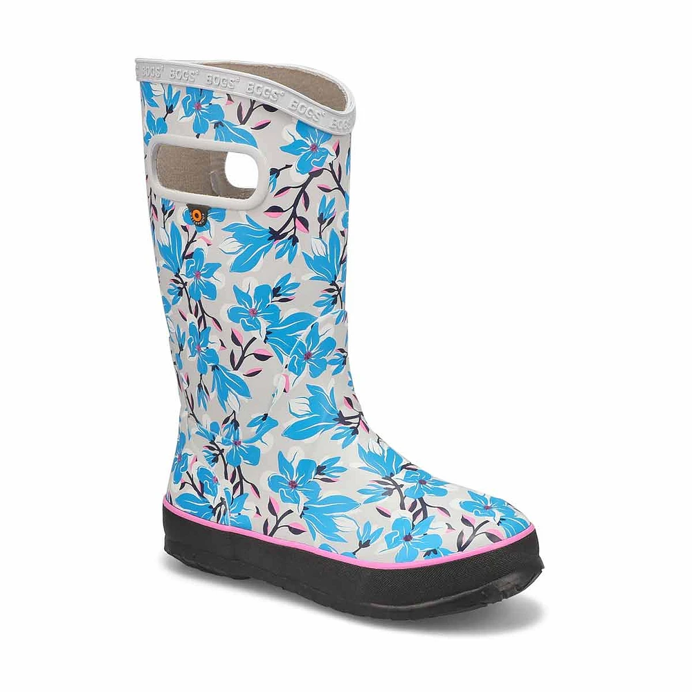 Bogs Girls' Magnolia Wateproof Rain Boot - Oyster