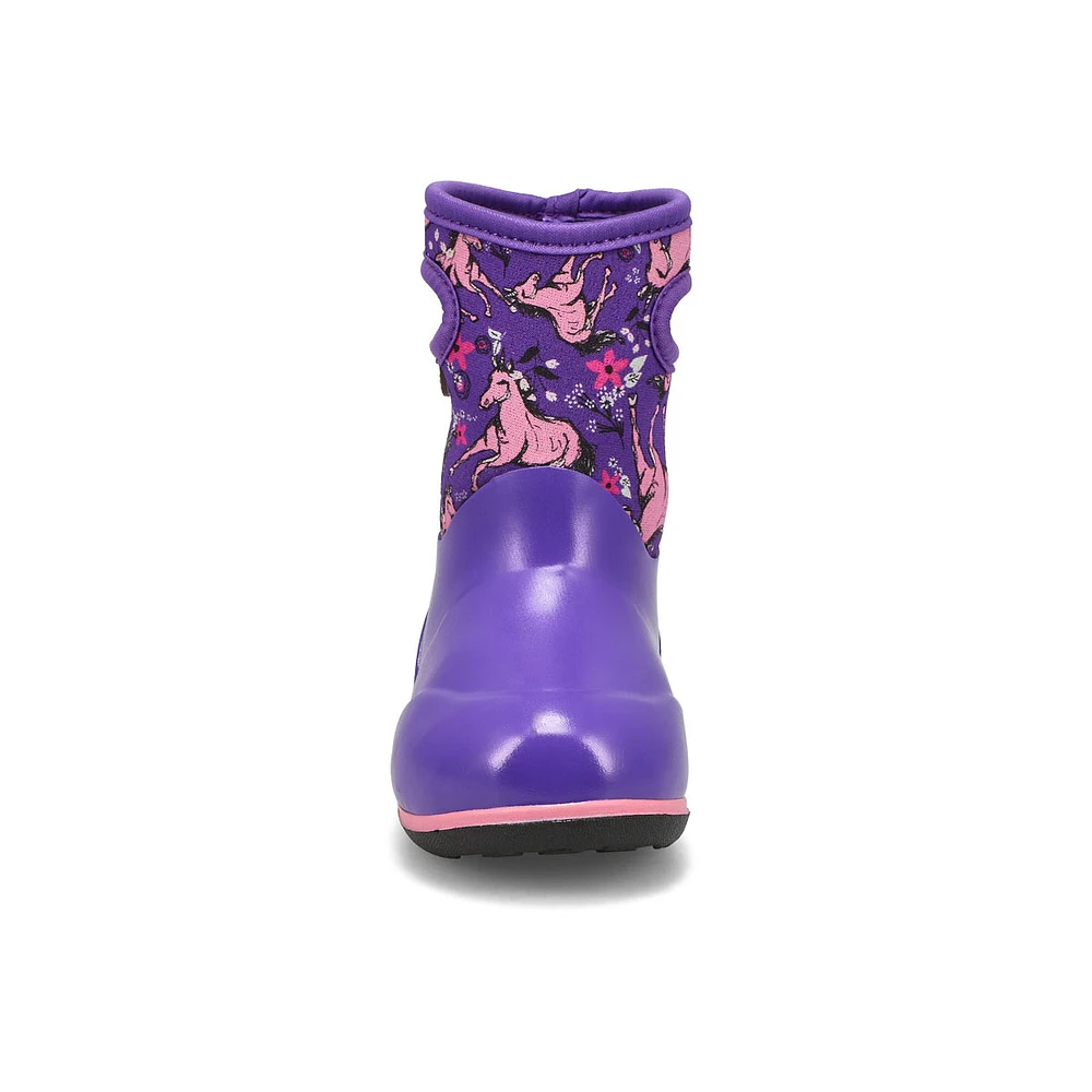 Botte CLASSIC UNICORN AWESOME, noir, bébés
