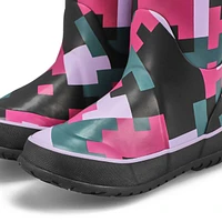 Botte de pluie BIG CAMO, noir/multi, filles