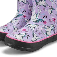 Botte de pluie UNICORN AWESOME, lavande, filles