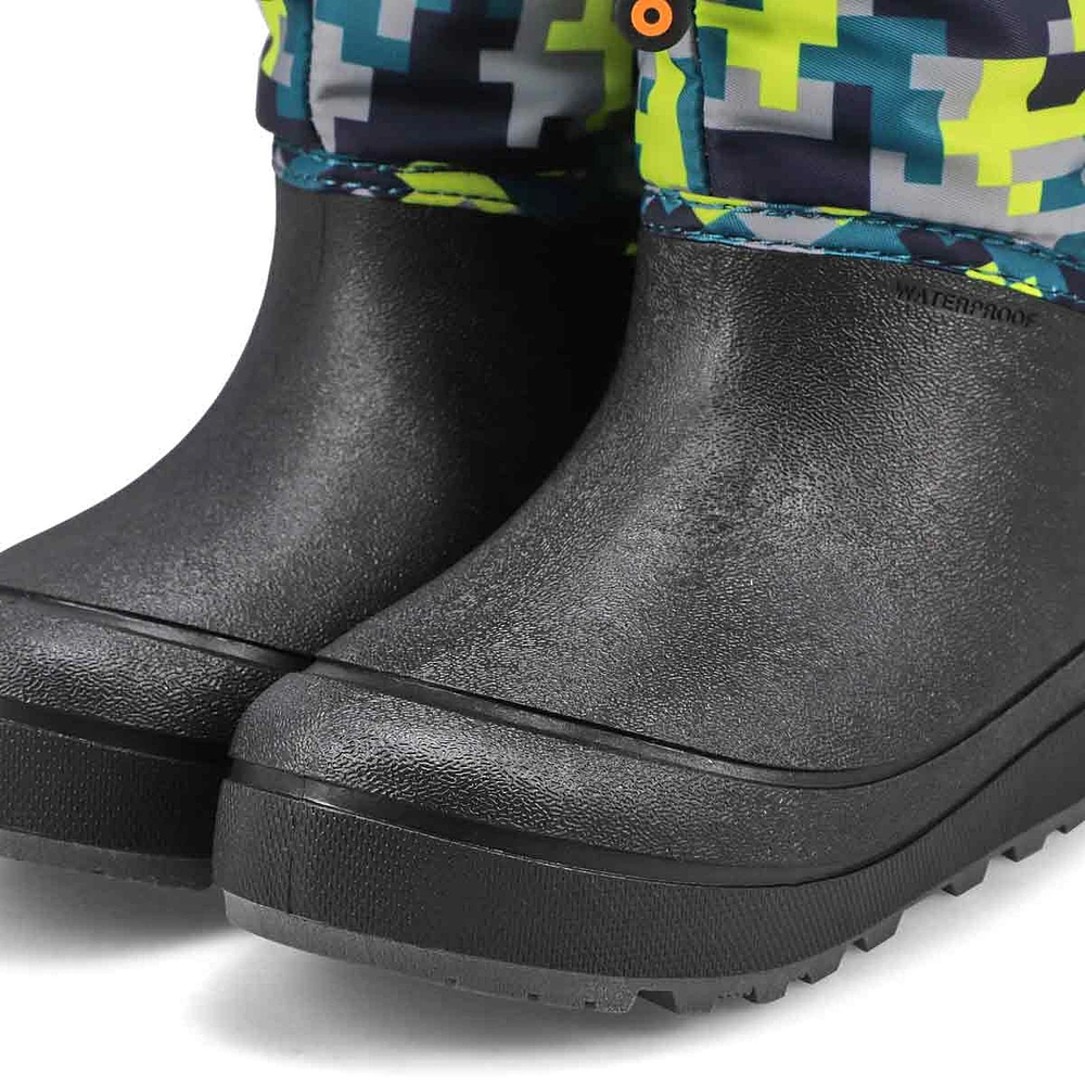 Boys' Snow Shell Medium Camo Winter Boot