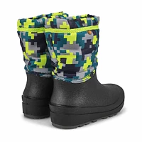 Boys' Snow Shell Medium Camo Winter Boot