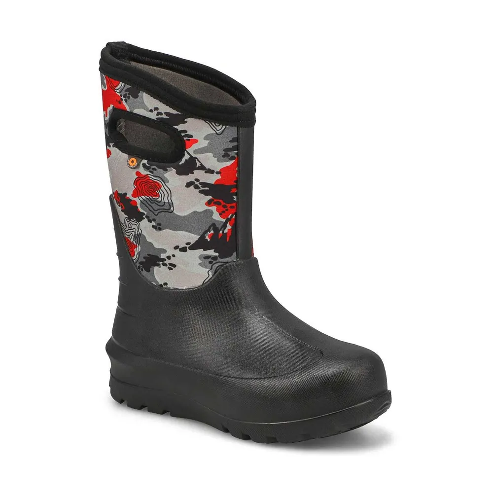 Boys' Neo-Classic Topo Camo Waterproof Boot