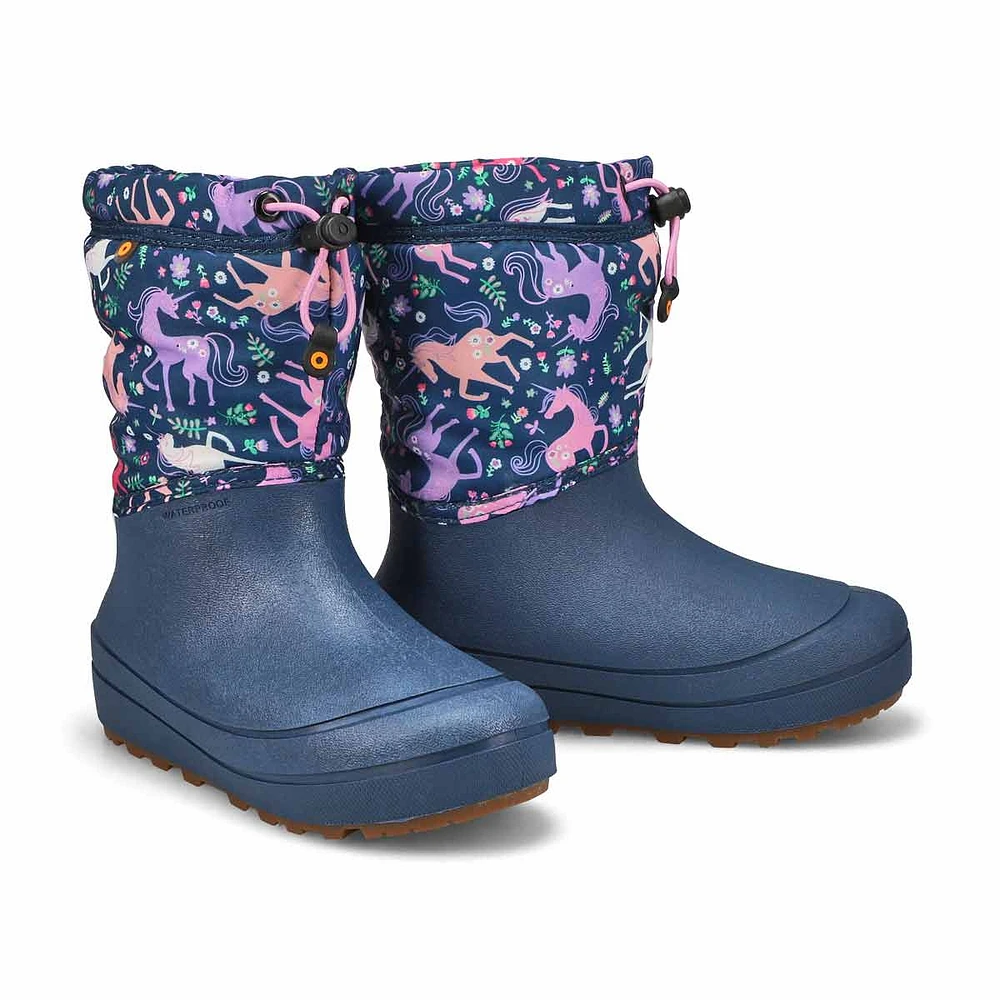 Girls'  Snow Shell Unicorn Meadow Waterproof Winte