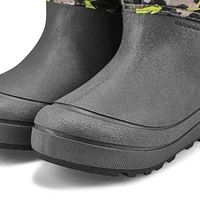 Botte d'hiver SNOW SHELL SOLID, noir, enfants