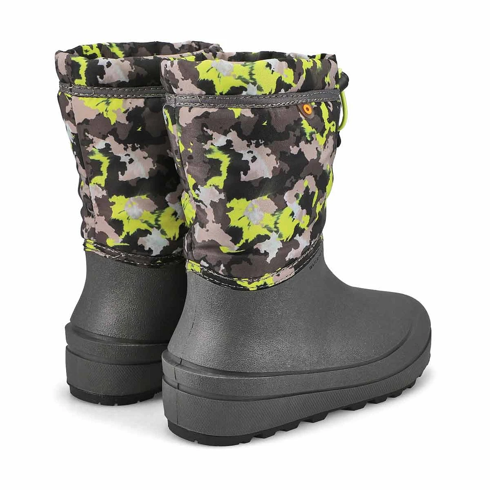 Botte d'hiver SNOW SHELL SOLID, noir, enfants