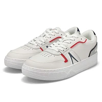 Men's L001 Leather Sneaker - White/Off White