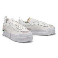 Women's L004 Platform Sneaker - White/White