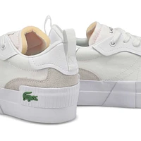 Women's L004 Platform Sneaker - White/White