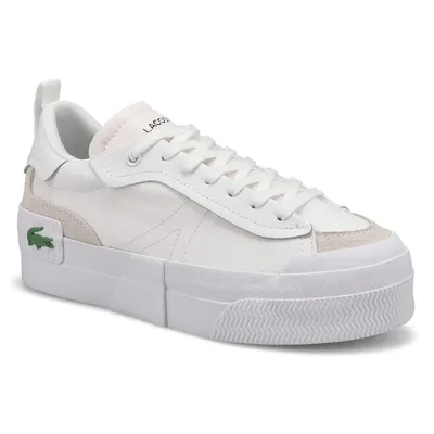 Women's L004 Platform Sneaker - White/White