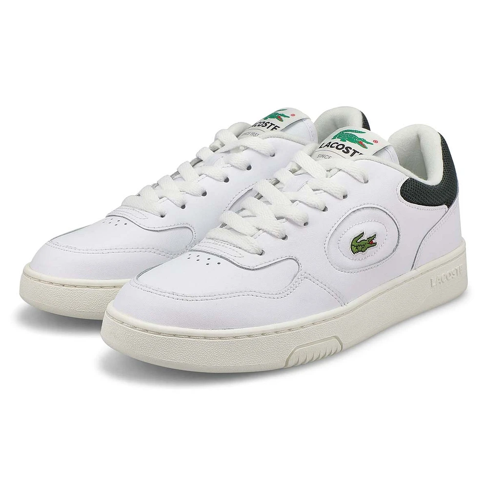 Women's Lineset Leather Lace Up Sneaker - White/Da