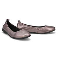 Women's Fenja 01 Leather Ballerina Flat