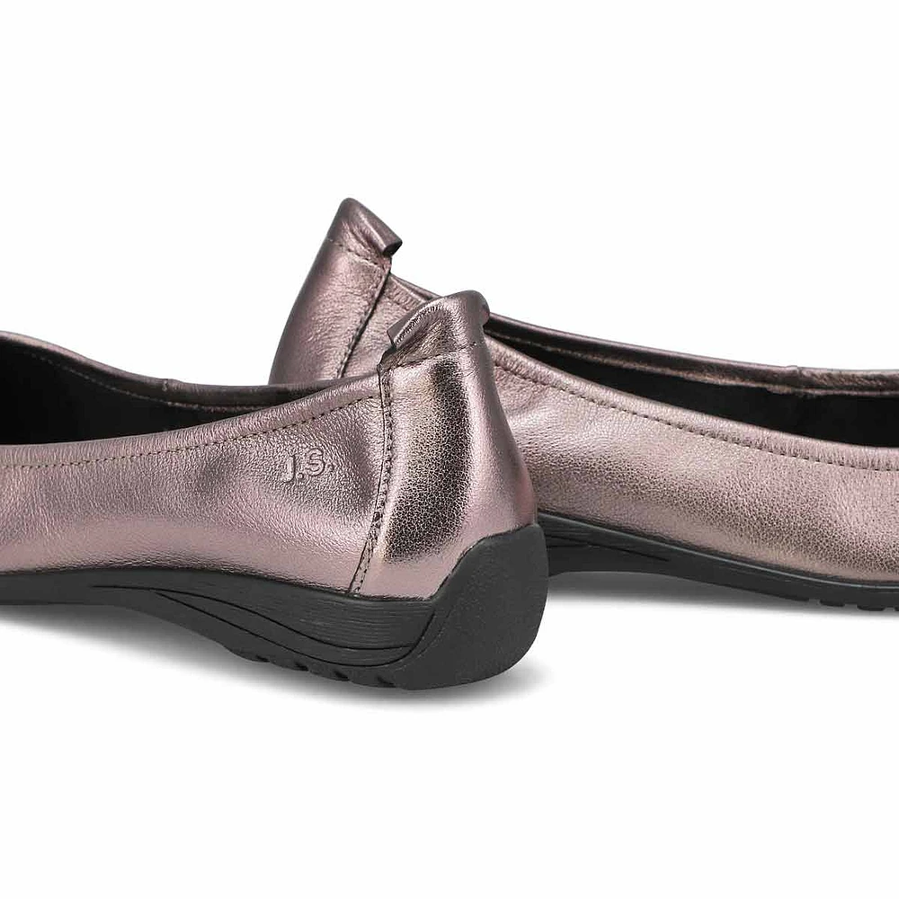 Women's Fenja 01 Leather Ballerina Flat