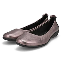 Women's Fenja 01 Leather Ballerina Flat