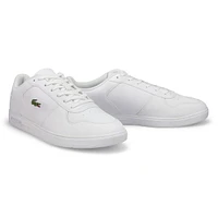 Men's T-Base Leather Fashion Sneaker - White/White