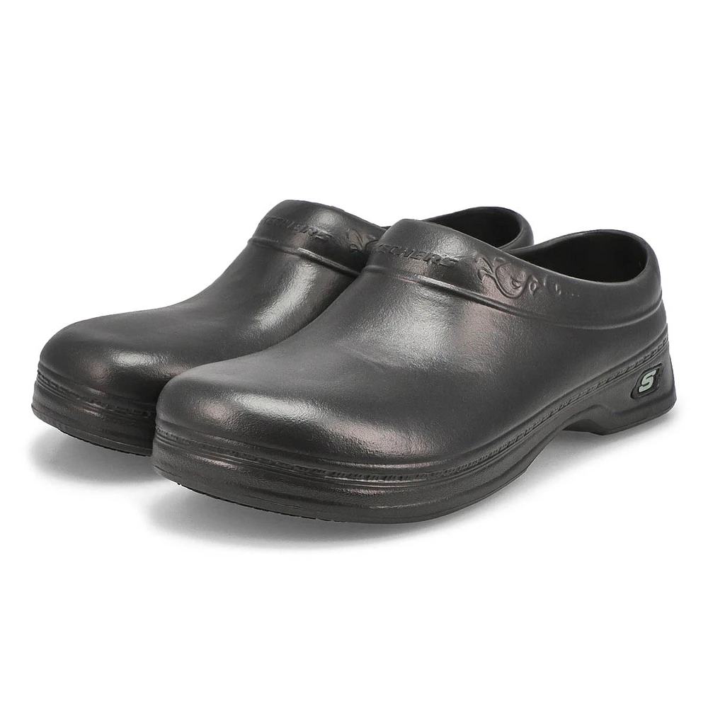 Women's Oswald Clara Slip Resistant Clog - Black