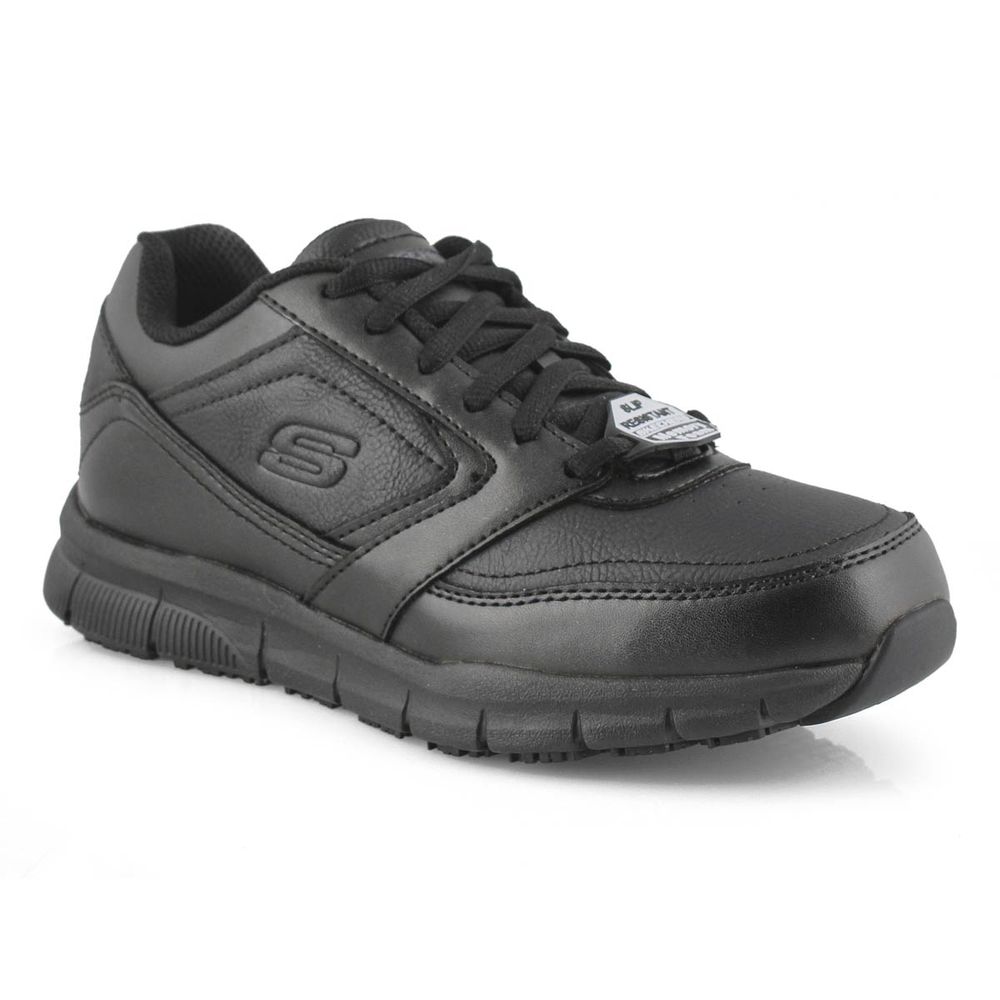 Women's Nampa Wyola Slip Resistant Sneaker - Black