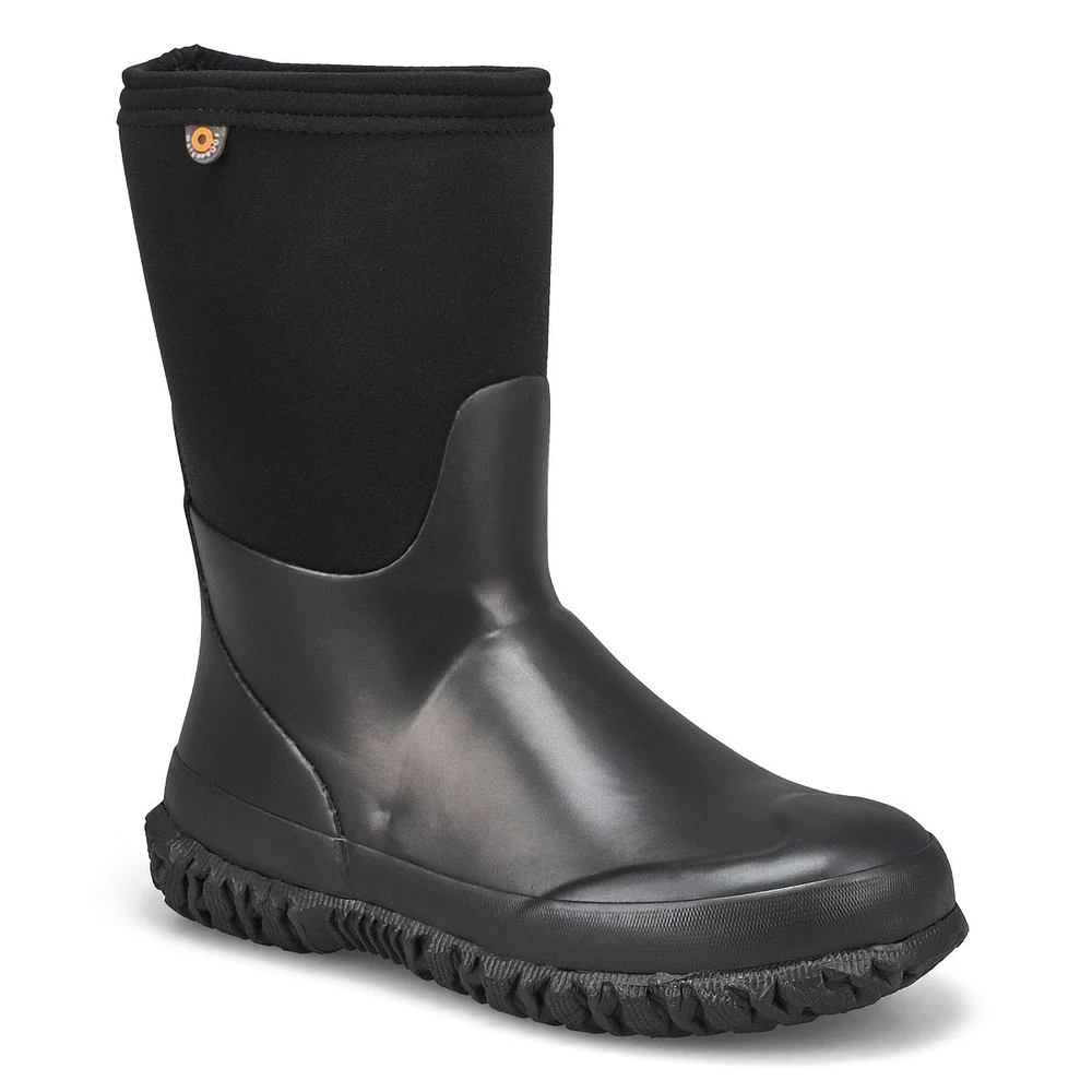 Kids'  Stomper Solid Waterproof Boot - Black Multi