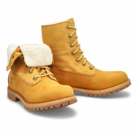 Women's Authentics Teddy Fold Down Boot - Wheat