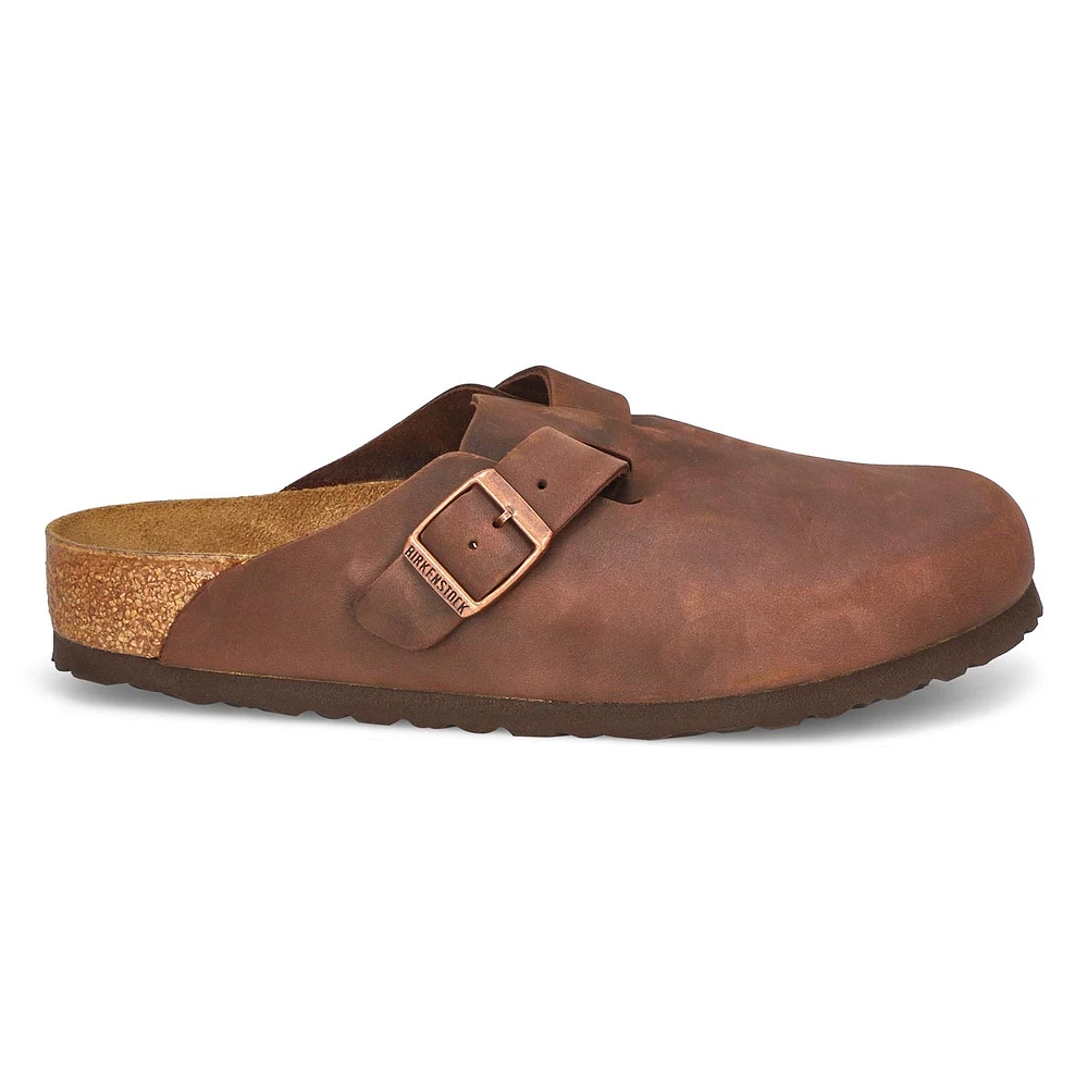 Women's Boston Soft Footbed Suede  Clog - Mink