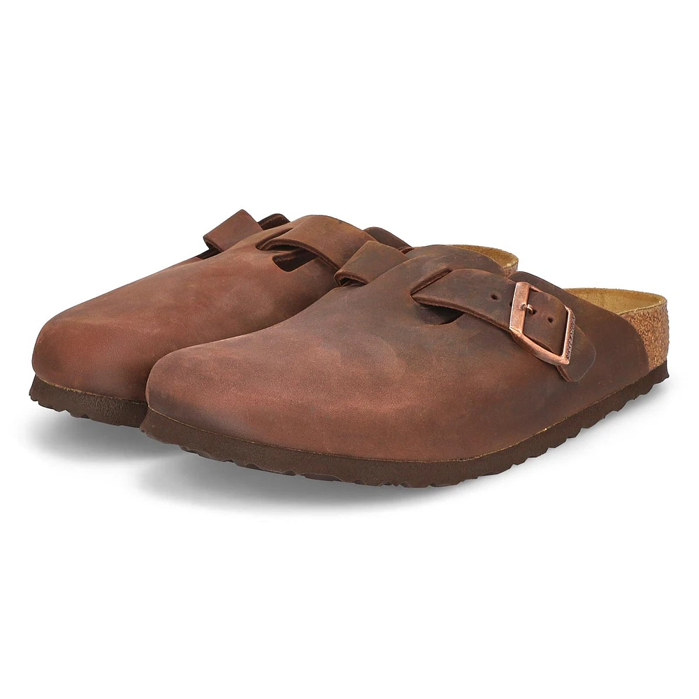 Women's Boston Soft Footbed Suede  Clog - Mink