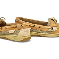 Women's Angelfish Boat Shoe - Linen/Oat