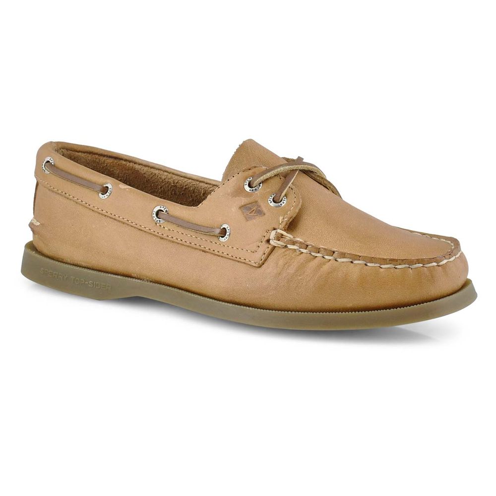 Women's Authentic Original Boat Shoe- Sahara Brown