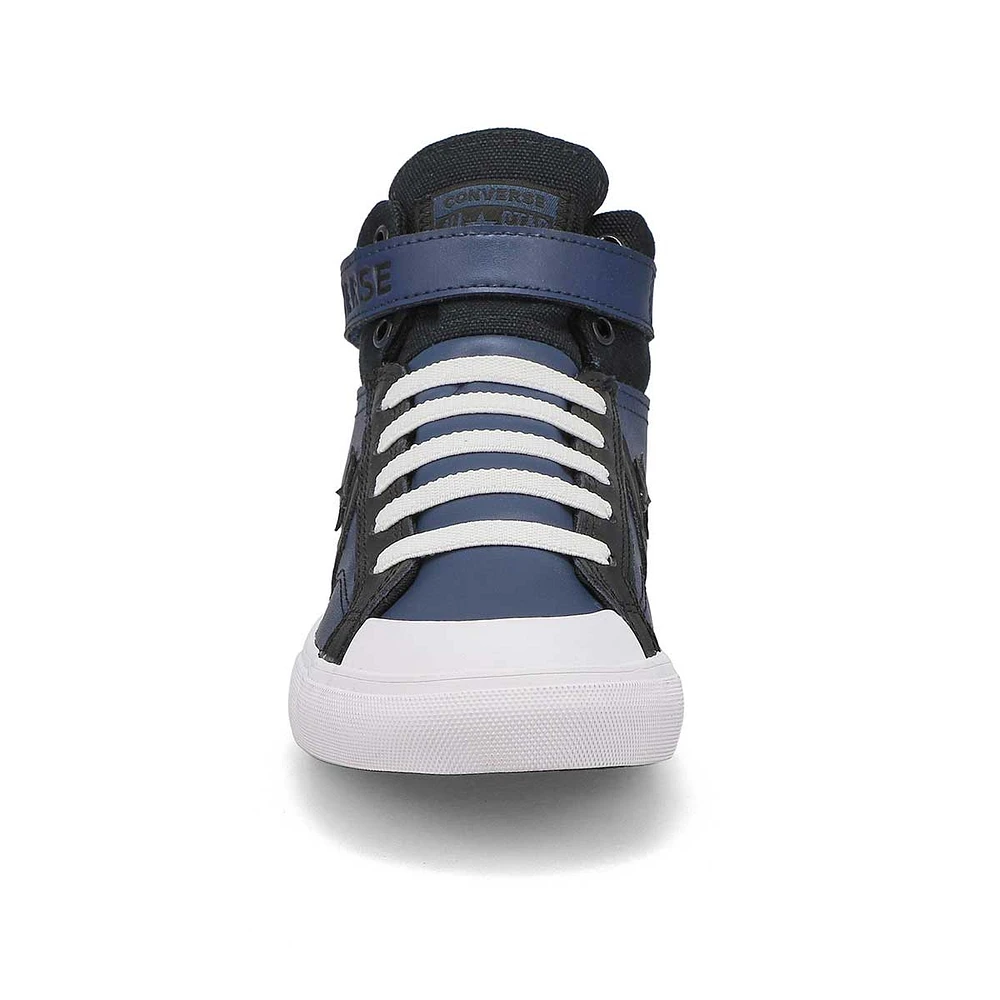 Boys' Pro Blaze Strap Hi Top Sneaker - Navy/Black/