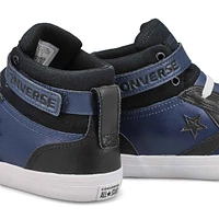 Boys' Pro Blaze Strap Hi Top Sneaker - Navy/Black/