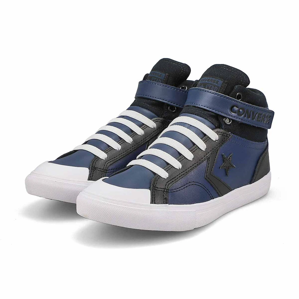 Boys' Pro Blaze Strap Hi Top Sneaker - Navy/Black/