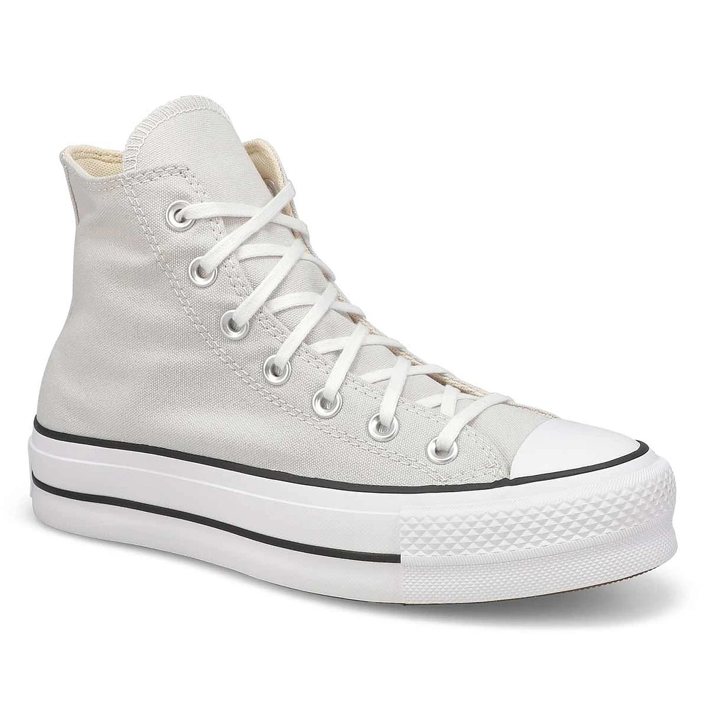 Women's Chuck Taylor All Star Lift Hi Leather Plat