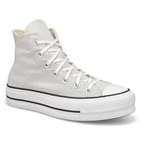 Women's Chuck Taylor All Star Lift Hi Leather Plat