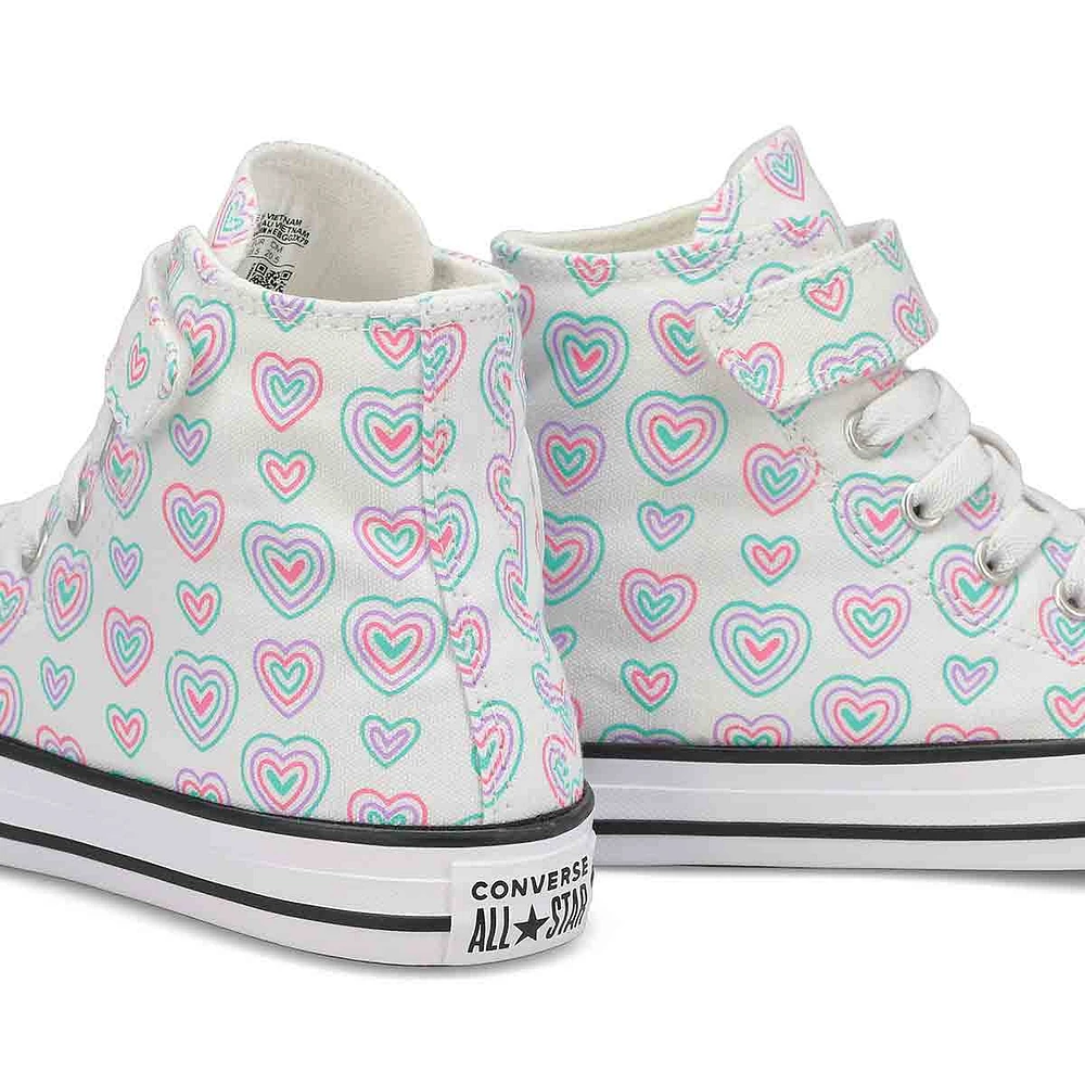 Girls Chuck Taylor All Start 1V Happy Hearts Sneak