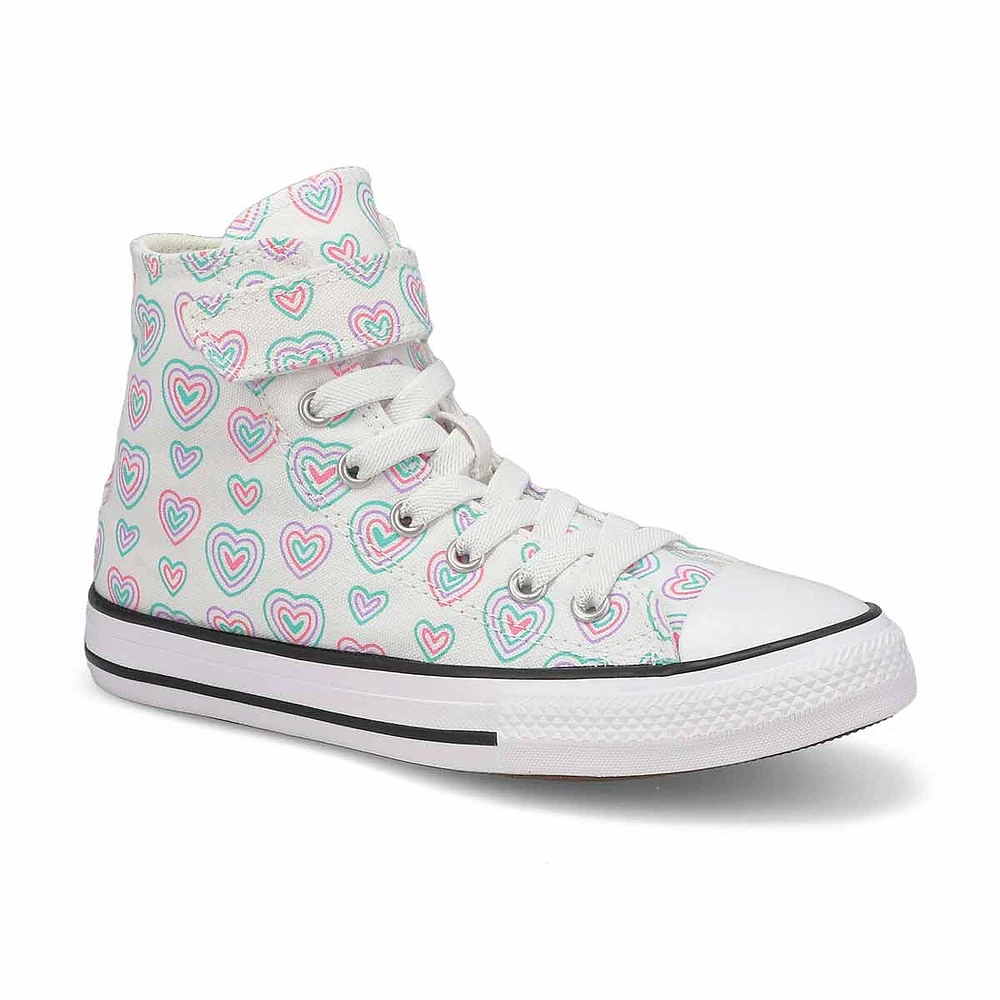 Girls Chuck Taylor All Start 1V Happy Hearts Sneak