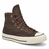 Women's  Chuck 70 Distressed Leather Hi Top Sneake